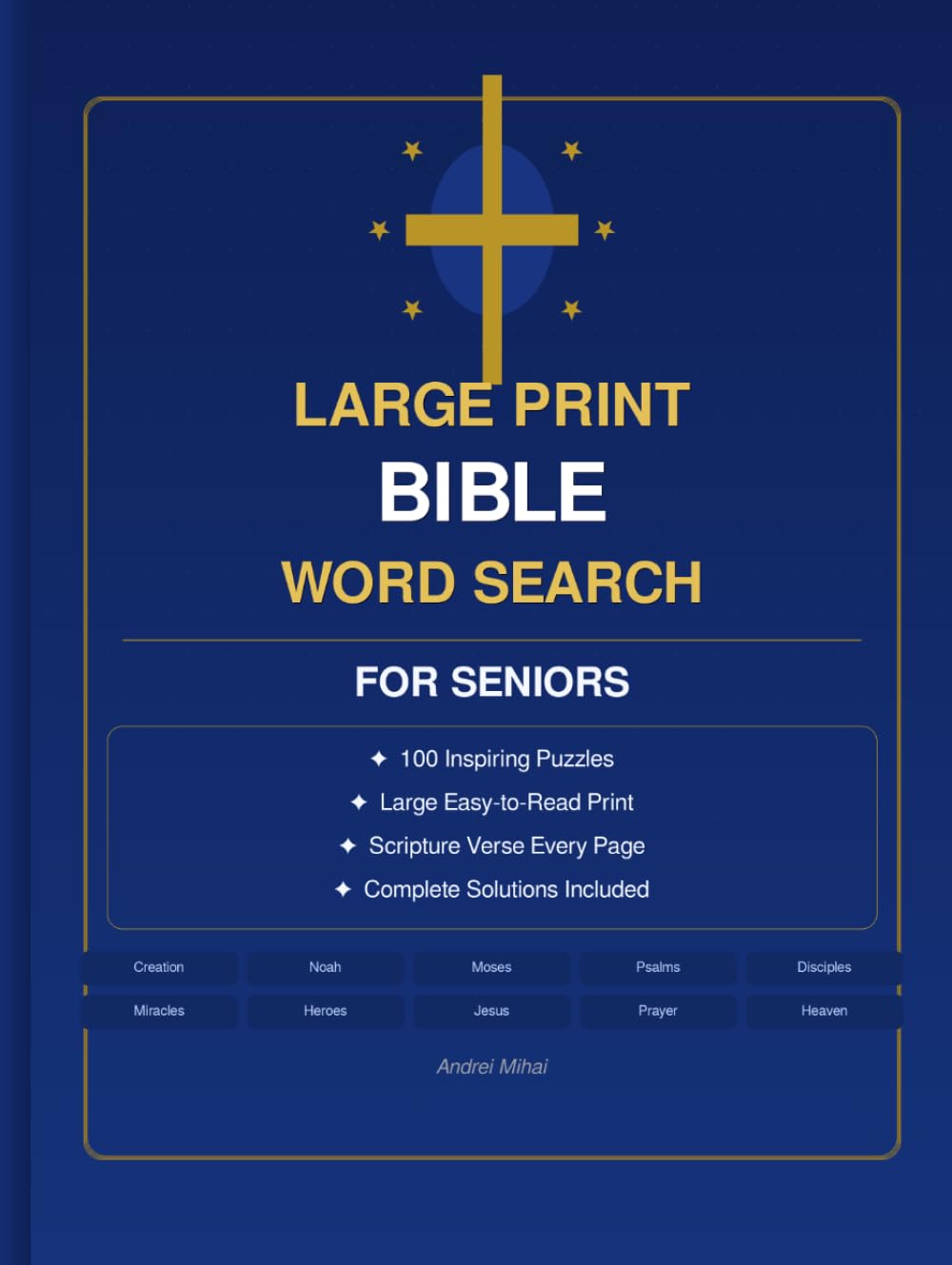 Bible Verses Word Search for Seniors:: 100 Large Print Puzzles with Inspirational Scripture Quotes