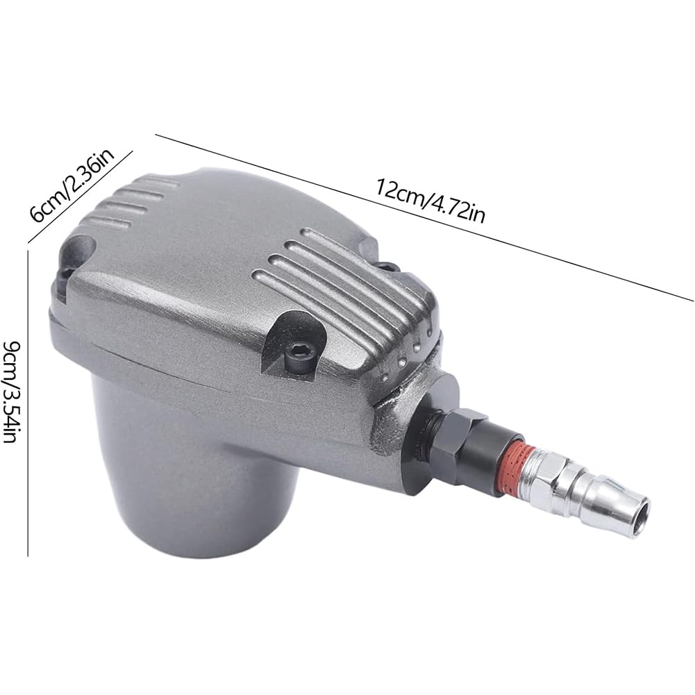 Martello pneumatico palmare, martello piatto portatile con 5 punte per riparazione del corpo e assemblaggio di inserti in plastica