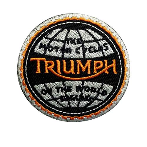 Triumph Sports Racing Cafe Racer Écusson Patch En Fer Brodé