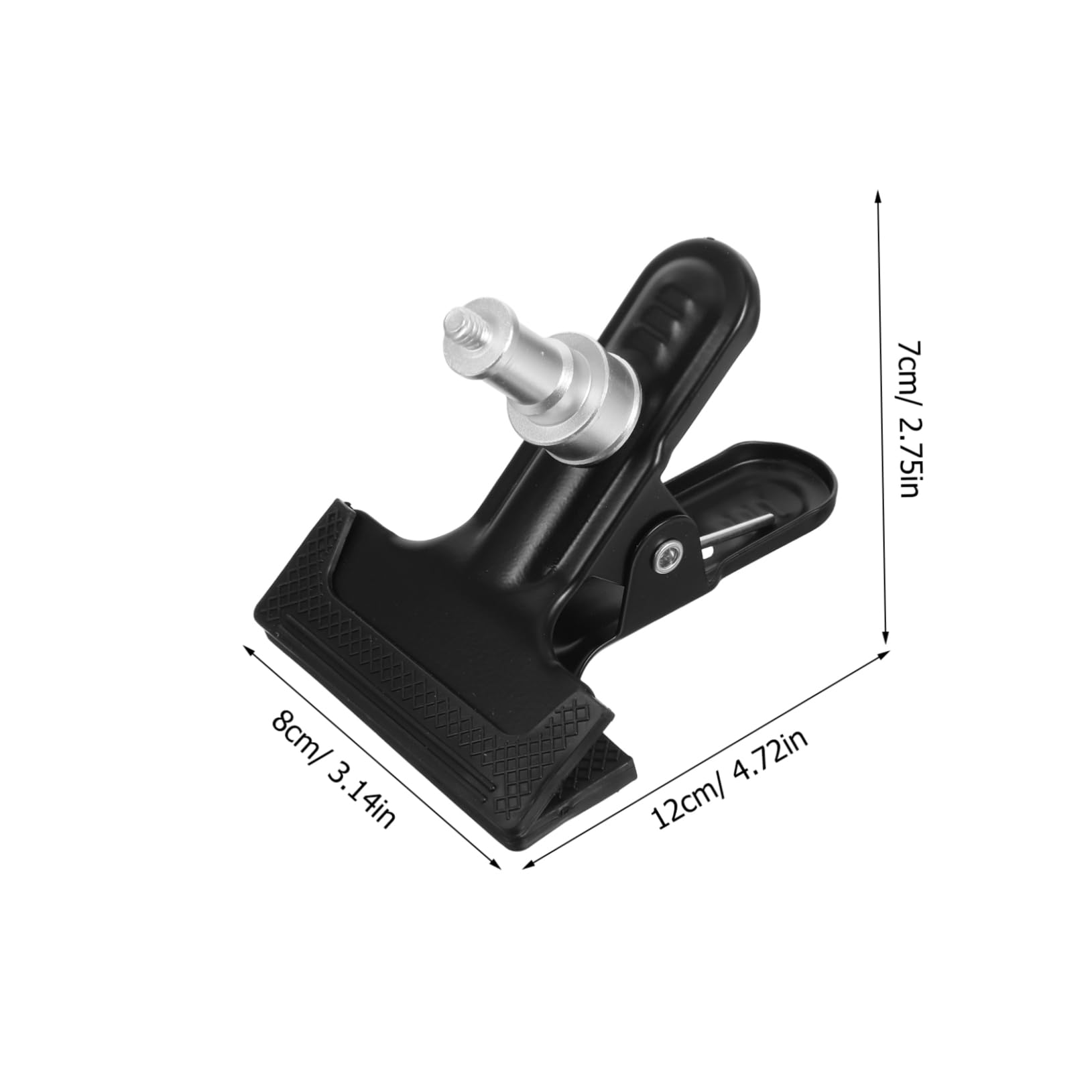 PRETYZOOM Backdrop Clamps Large Metal Spring Clamps for Photography Heavy Duty Clamp Clips for Backdrop Stand Black