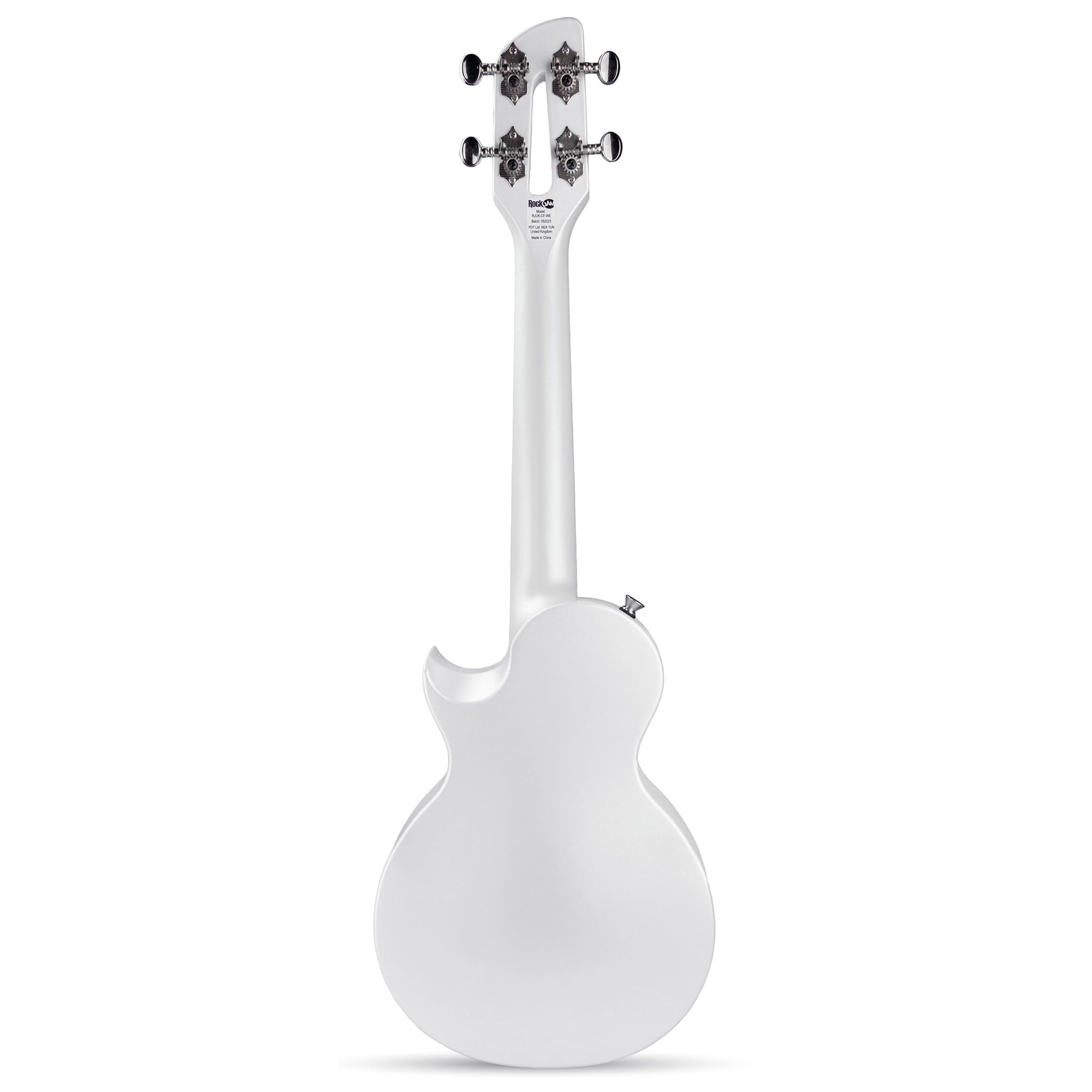 Ukulele RockJam in fibra di carbonio con custodia, capotasto e cinturino