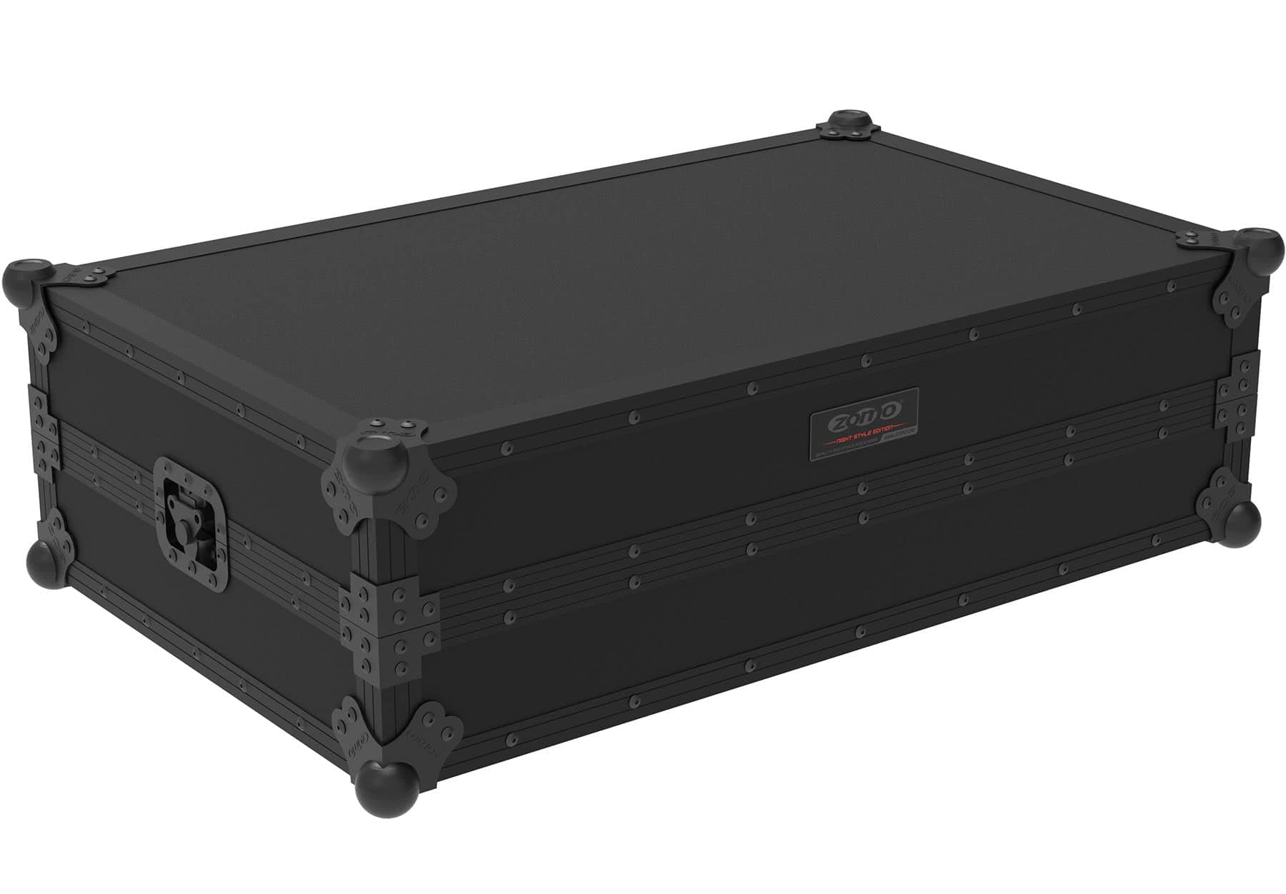 Zomo Flightcase P-DDJ-FLX10 Plus NSE – kompatibel mit Pioneer DJ DDJ-FLX10 – DJ Equipment Case mit Laptopablage 804 × 525 × 209 mm – Schwarz – Robustes Sperrholz