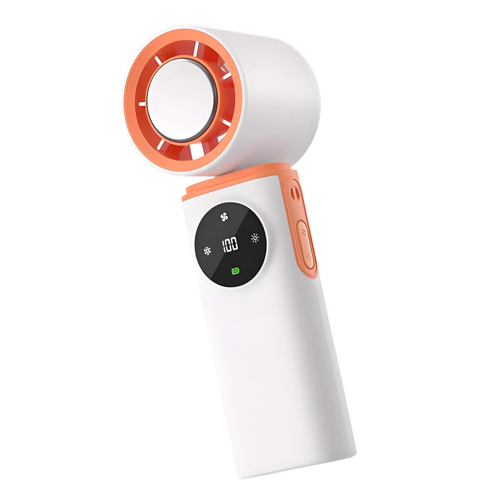 TAZIZI Portable Handheld Fan Powerful USB Rechargeable 100 Speed for Travel Camping Portable Handheld Fan with Digital Display