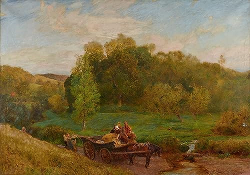 Peinture paysage ouest américain pour salon moderne avec toile William North