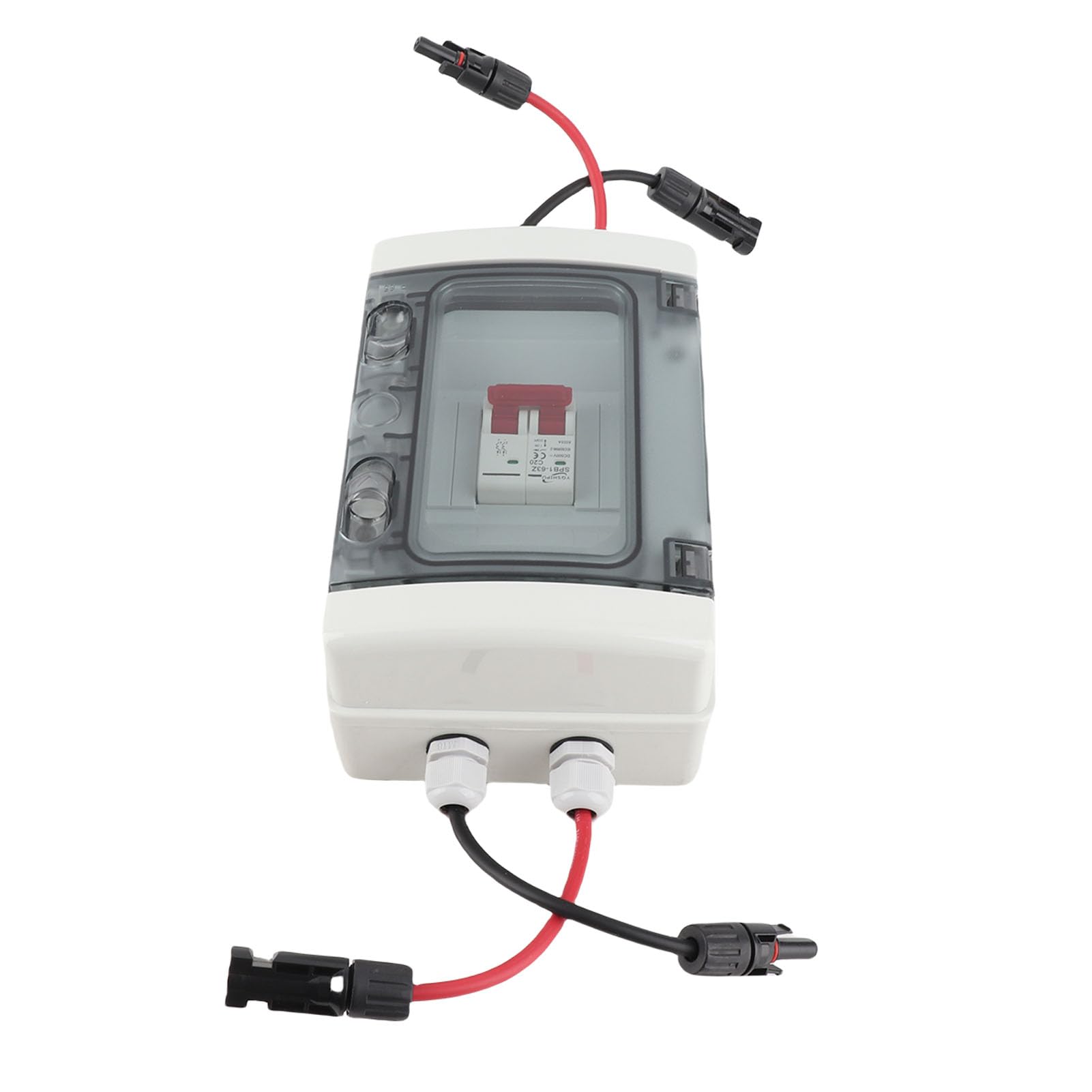 Protezione da sovraccarico con interruttore automatico CC, sezionatore solare fotovoltaico con scatola di prova IP65, interruttore automatico miniaturizzato da 500 V per sistemi (20A)