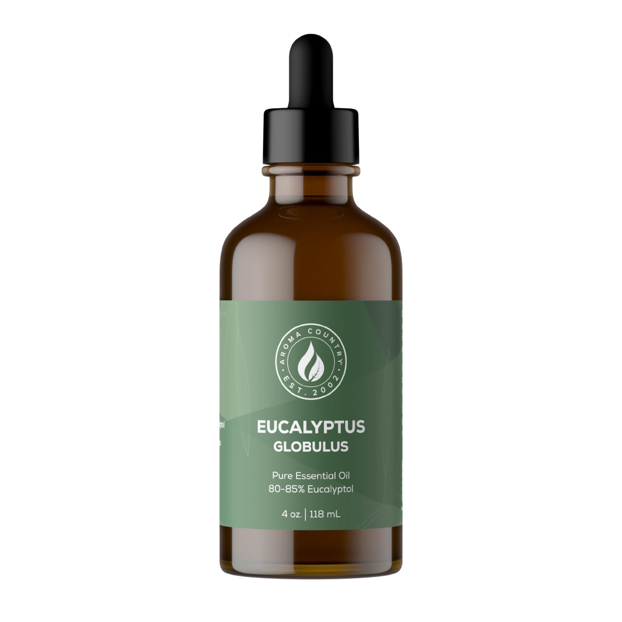 Aroma Country 100% Pure Eucalyptus Essential Oil – Organic & Undiluted Diffuser Oil, Humidifier, Steam Room & Shower Aromatherapy – Natural, Therapeutic Grade Oil for Skin, Sauna, & Home (4 Fl. oz)