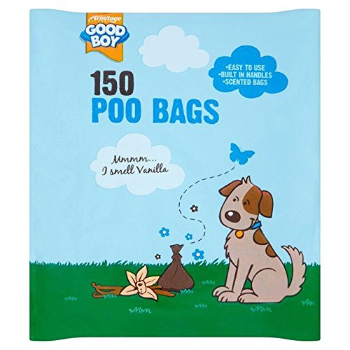 Poo sacs Bon Garçon 150 par paquet lot de 6 sac déjection canine et propreté chien