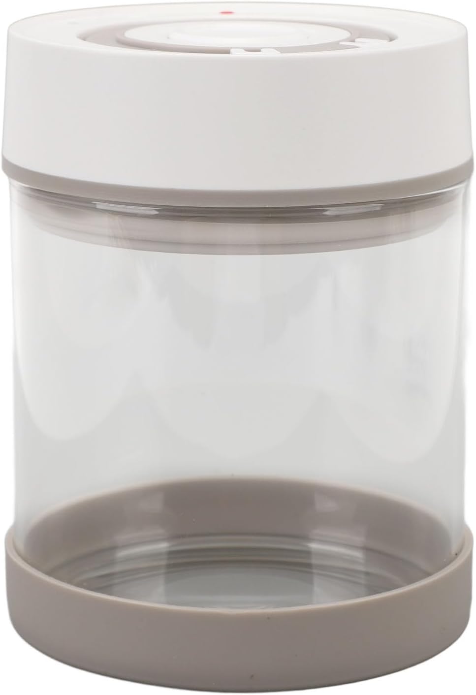 Electric Vacuum Canister, Sealed Glass Jar for Tea Coffee Beans Nuts Storage, with Built in 500mAh Battery, for Home Kitchen Organizer (600ml)
