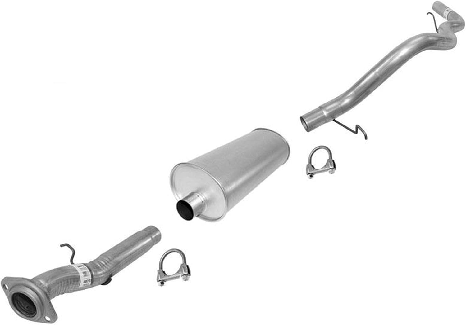 Replacement Parts For Chevrolet 2001-2006 Tahoe 4.8L 5.3L Single Out Muffler Exhaust System