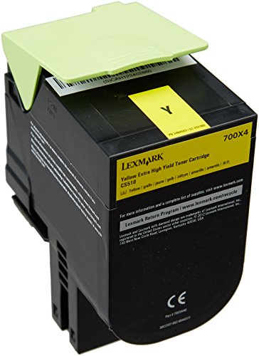 Cartouche jaune Lexmark 70C0X40 d'encre authentique pour vos impressions couleur
