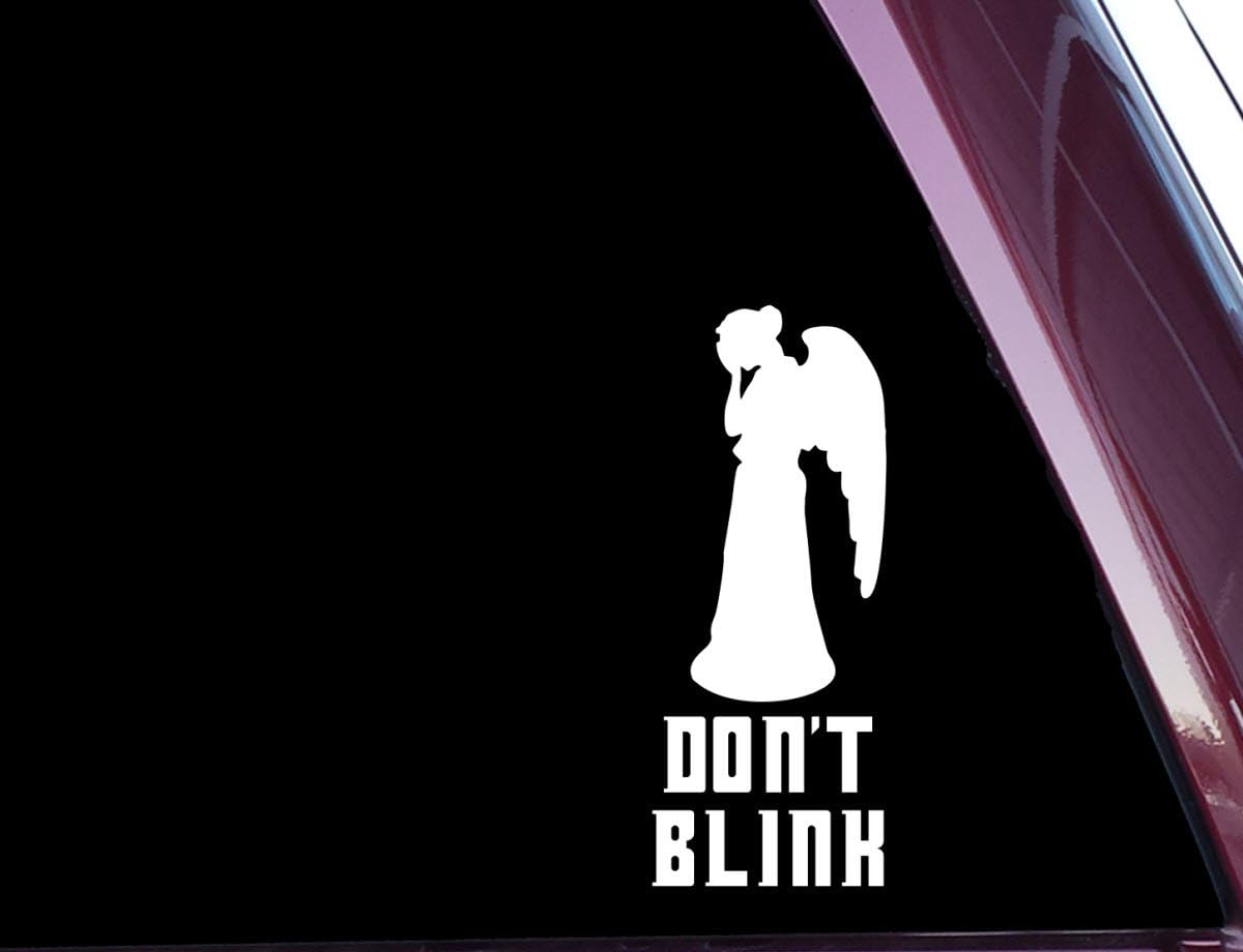 Weeping Angel - Don't Blink! - Precision-cut Vinyl Decal / Sticker