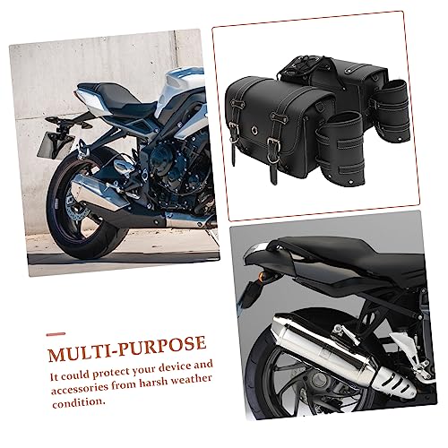 Alforja colgante para motocicleta Mobestech, impermeable, con amplio espacio de almacenamiento miniatura 3