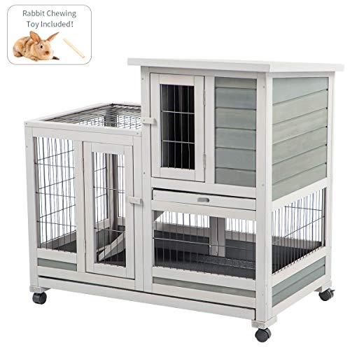 U-MAX Rabbit Hutch Pet House for Small Animals Guinea Pig House Rabbit Cage