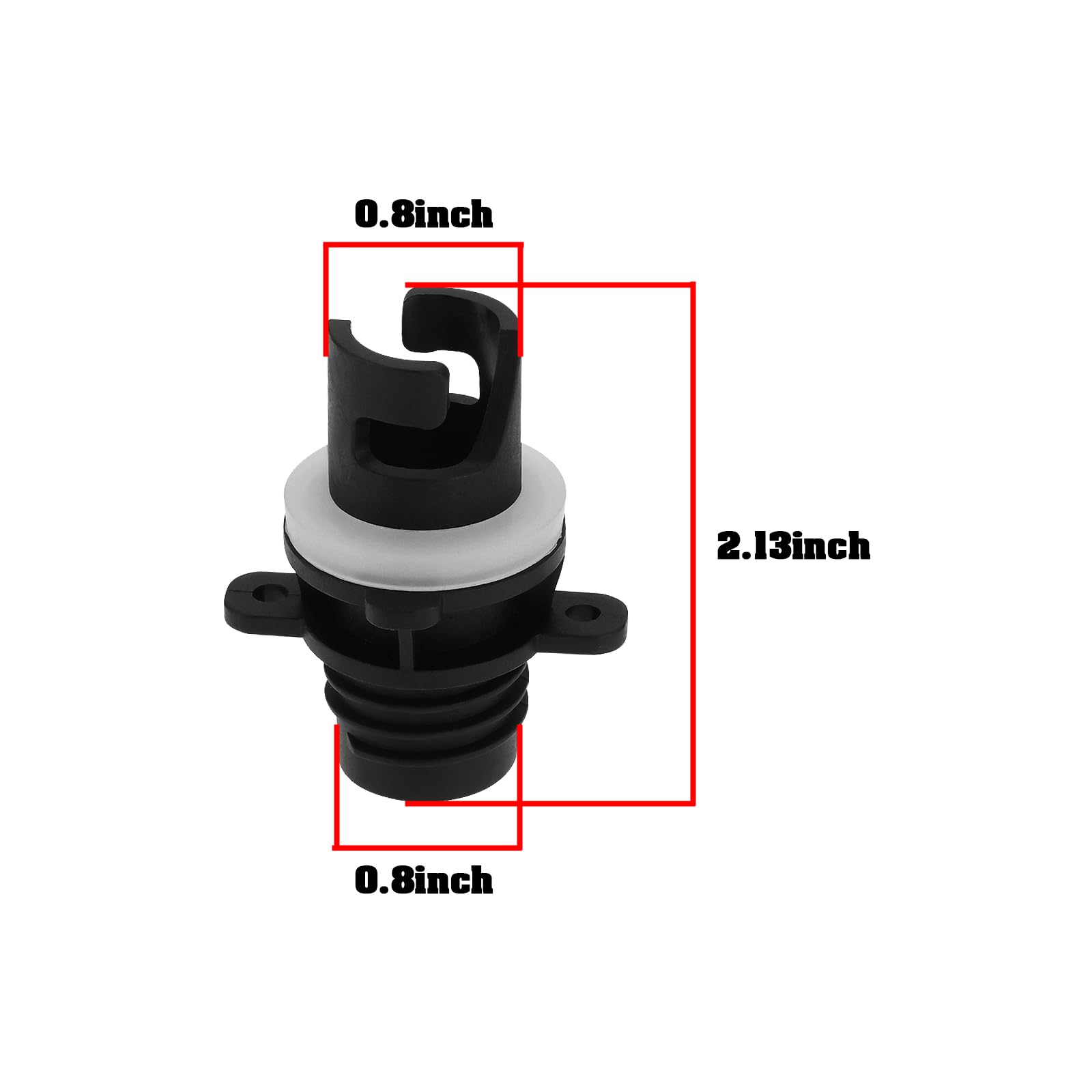 OTOTEC 2 Pièces Adaptateur Pompe Planche à Pagaie Avec Rondelles - Compatible Halkey-Roberts