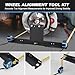 Safego Wheel Alignment Tool Plates: Heavy Duty Toe Alignment Plates, No Caliper Removal Needed, Automotive Alignment Tools with Imperial Tape Measures, Compatible with Most Cars, Trucks, and SUVs