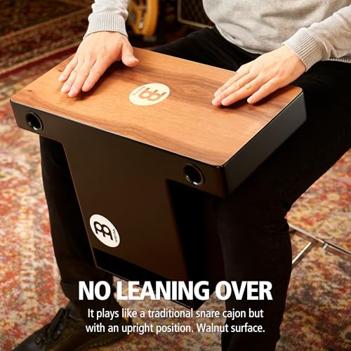 Meinl Pickup Slaptop Cajon Box Drum with Internal Snares and Forward Projecting Sound Ports -NOT MADE IN CHINA - Walnut Playing Surface, 2-YEAR WARRANTY (PTOPCAJ2WN) - Image 2