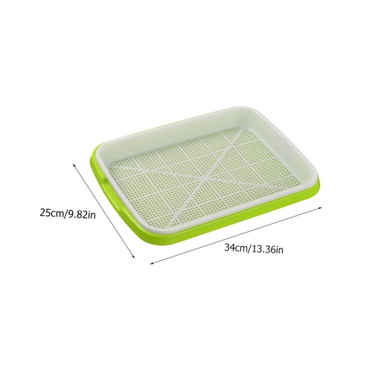 Abaodam 5stücke Hydroponisches Keimtablett Bodenlose Pflanzenanbautabletts Nützliches Pflanzenkeimtablett Keimtablett Für Gewächshaus Kunststoff Trays Für Keimung Starter