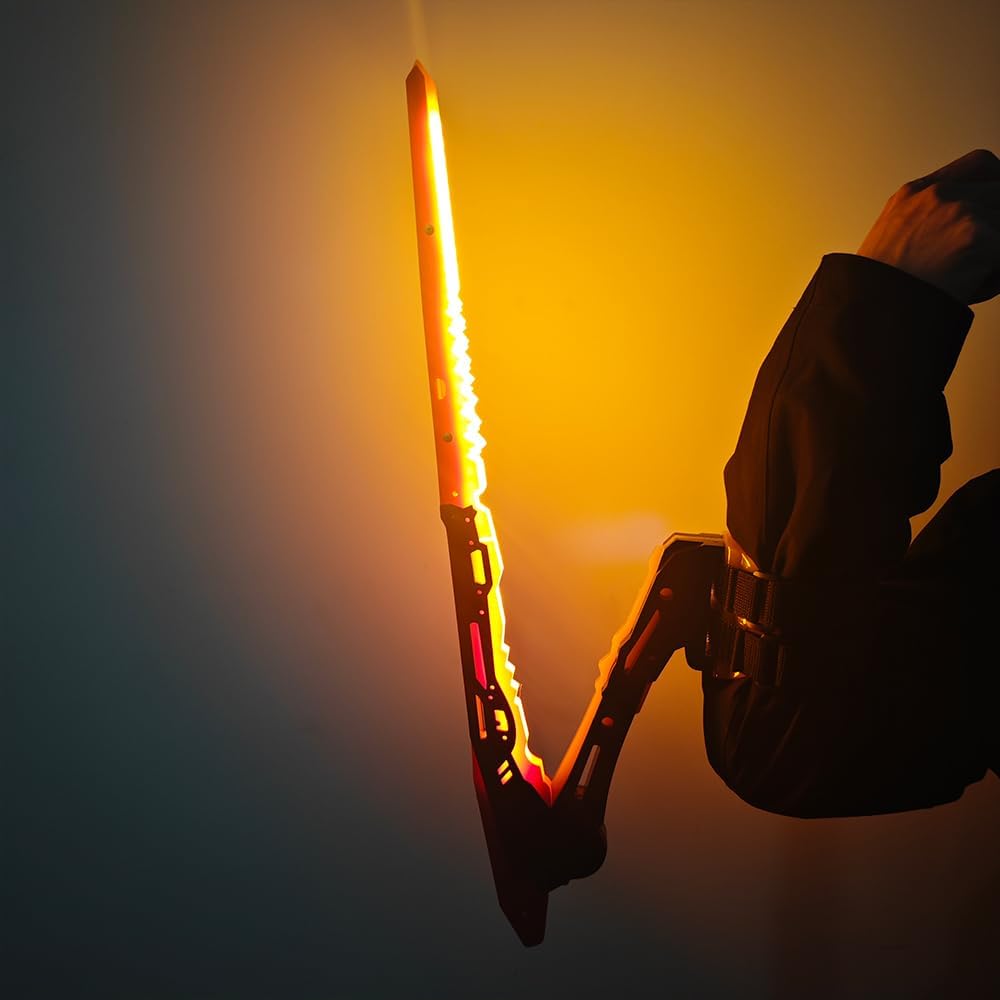 IUUBVV Future LED Cosplay Mantis Sword, Mantis LED Sword Model for Halloween Costume Props