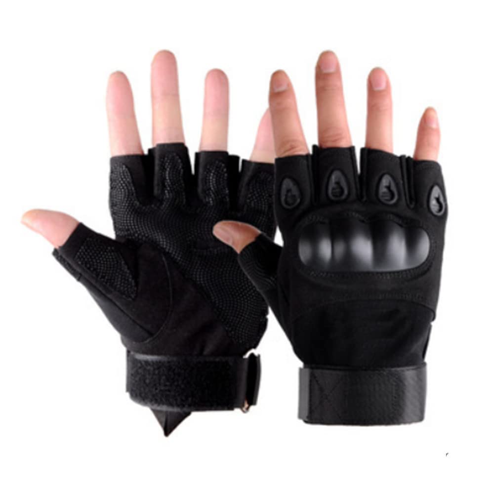 Cdhczy Fingerless Gloves Tactical Air Gun Gloves Racing Rock