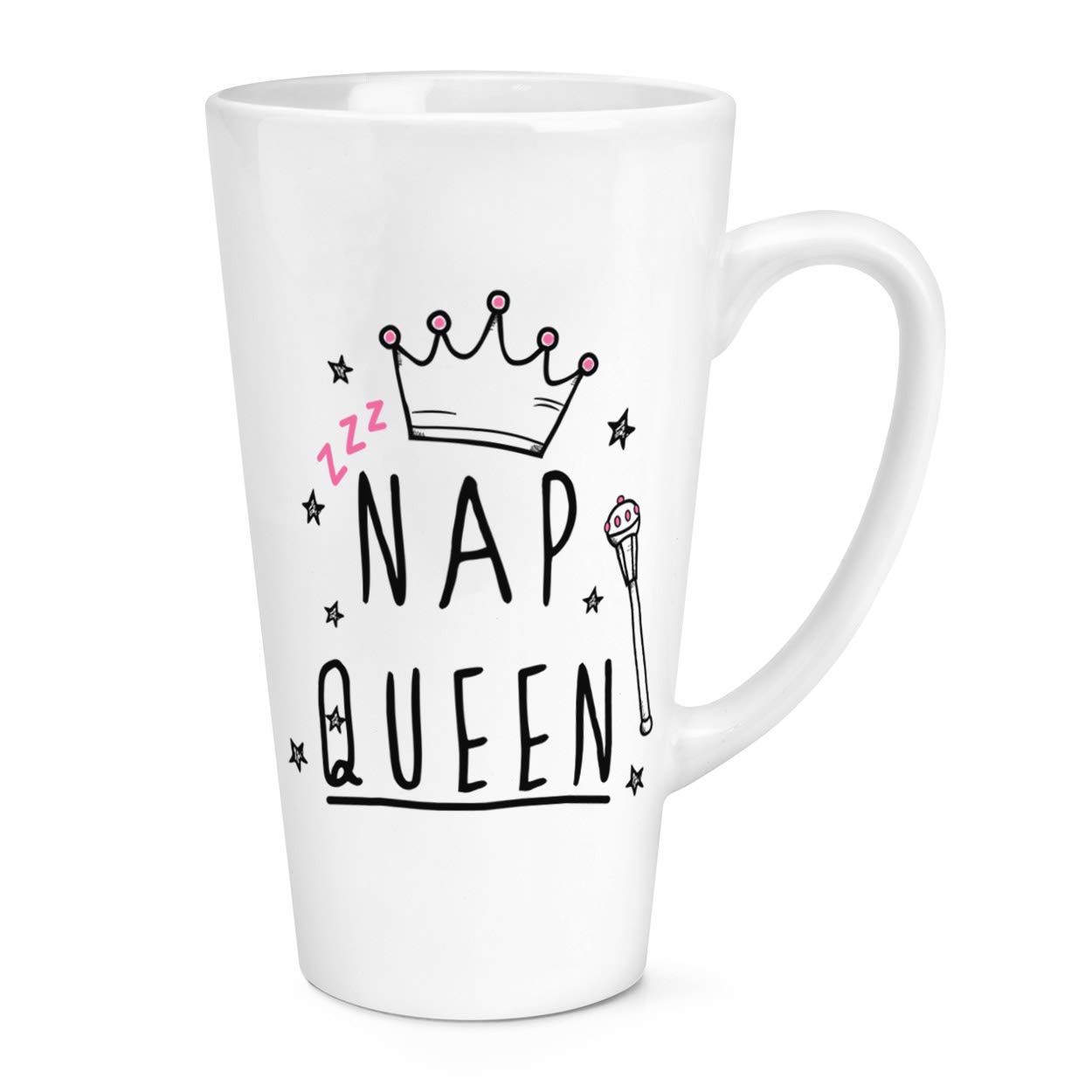 Gift Base White Nap Queen 17Oz Large Latte Mug Cup