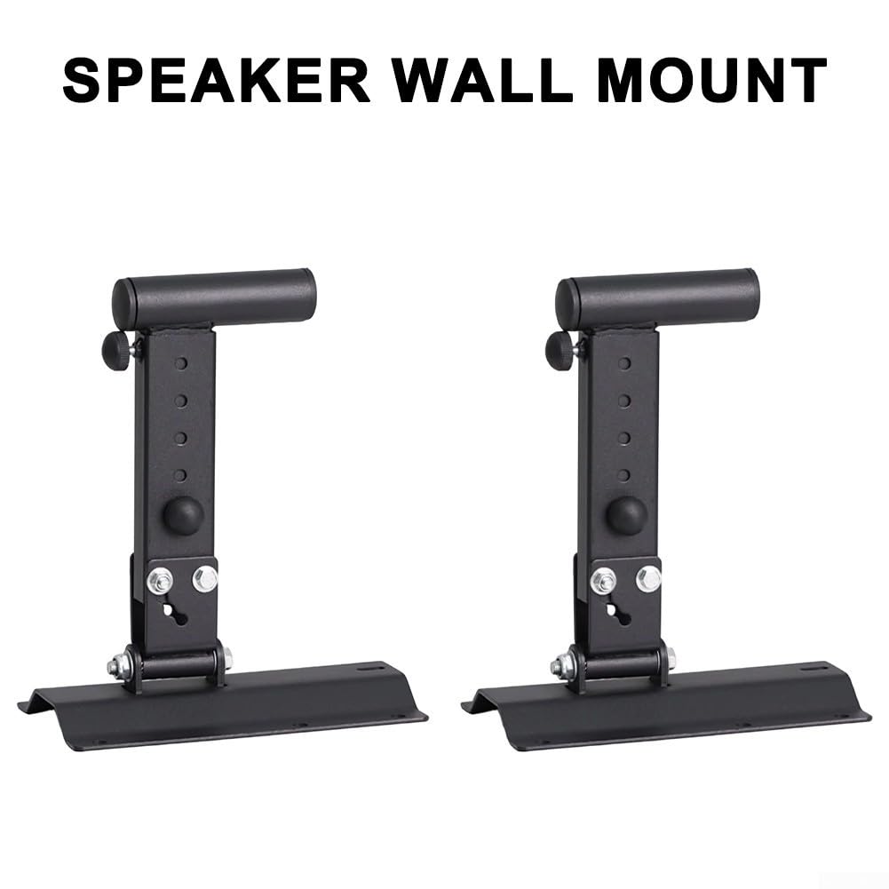 Support Mural Enceinte Acier 35kg Réglable
