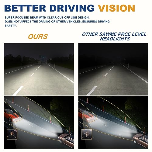 AS Headliaght Assembly Compatible with 01 01 03 2001 2002 2003 Honda Civic Headlamp with Chrome Housing Amber Reflector Driver and Passenger Side by AS - Image 7