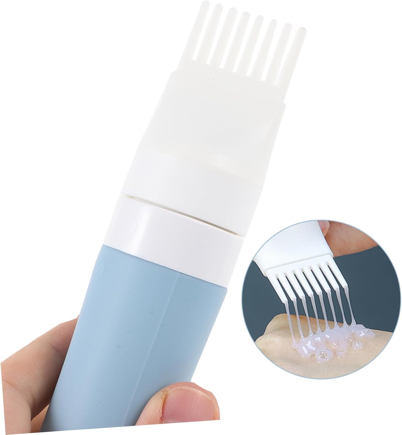 Bottle Comb for Hair Dyeing Hair Coloring Applicator Portable Root Bottle Applicator