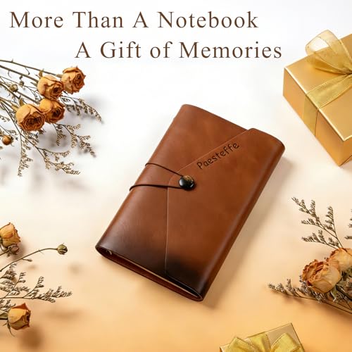 Cuaderno de cuero A6 recargable para organizar notas sin perder espacio 5