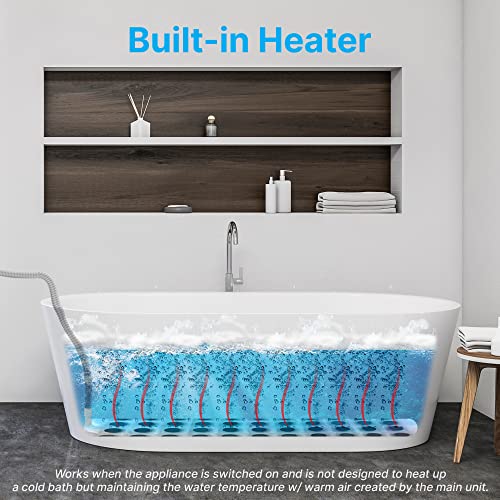 SereneLife Bathtub Bubble Massage Replacement Mat - Replacement Mat for SereneLife Waterproof Tub Massaging Spa, Full Body Bubbling Bath Massager Models PHSPAMT24HT, PHSPAMT22 - PRTPHSPAMT24MT by SereneLife - Image 3