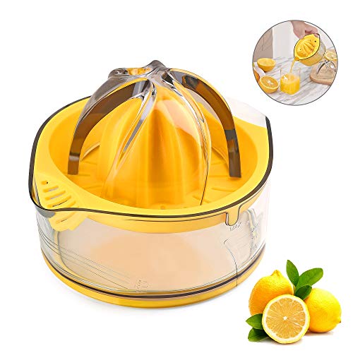 Kasmoire Citrus Orange Squeezer Manual Hand Juicer Lime Press Anti-Slip Reamer with Strainer