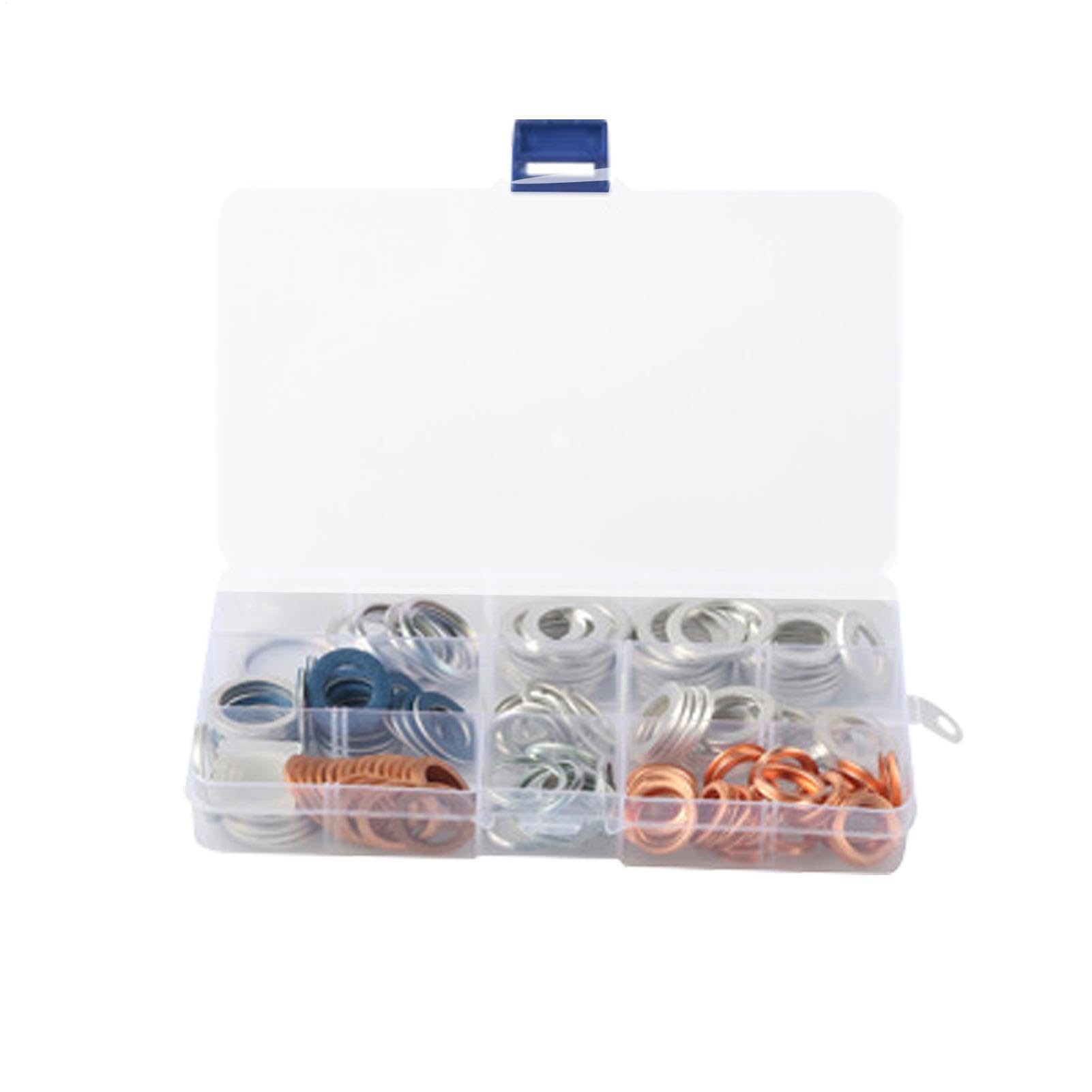 Kleines Unterlegscheiben-Set 140-Teiliges Robustes Set Mit Schrauben,