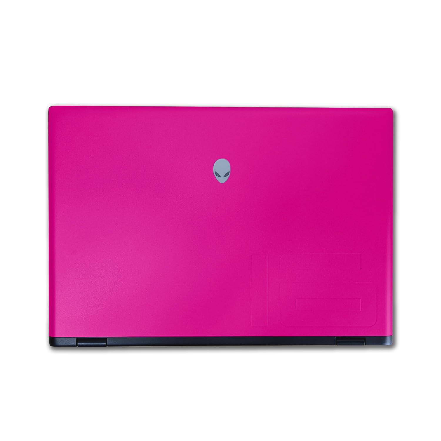 Laptop Skin Compatible with Alienware M16 R2 (2024) - Solid Hot Pink - Premium 3M Vinyl Protective Wrap Decal Cover - Easy to Apply | Crafted in The USA by MightySkins