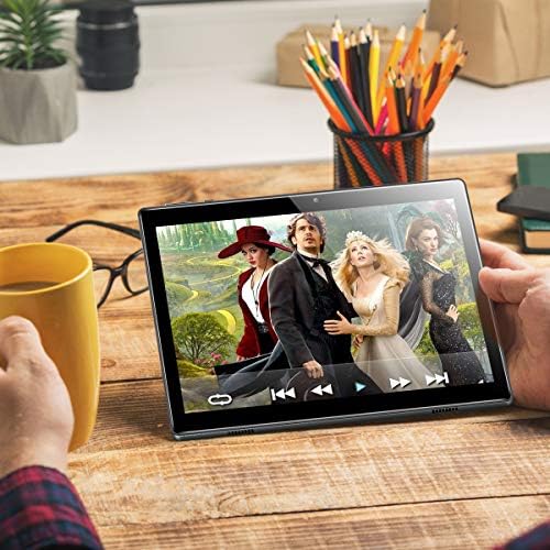 Padgene 10.1'' Inch Google Android 9.0 Tablet PC, 4G Phablet Pad with 3GB RAM 64GB ROM, Supports TF Card(can be extended up to 128GB), Quad-Core, WiFi, Type-C,6000mAh Battery, Google play