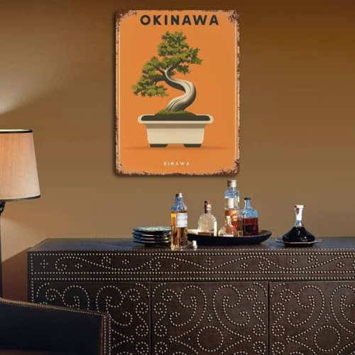 Okinawa's Eternal Pine décoration rétro fer évocation nostalgique