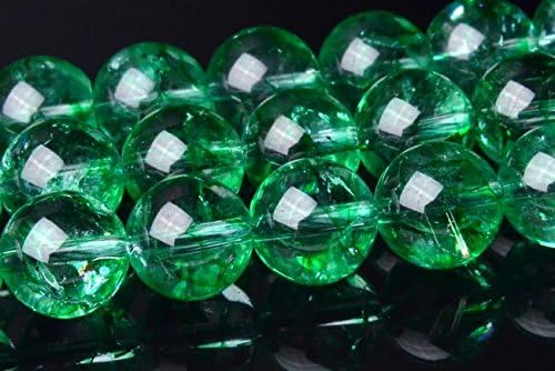Amazon.co.jp: 【 福縁閣 】12mm クラック水晶（爆裂水晶） （レッド
