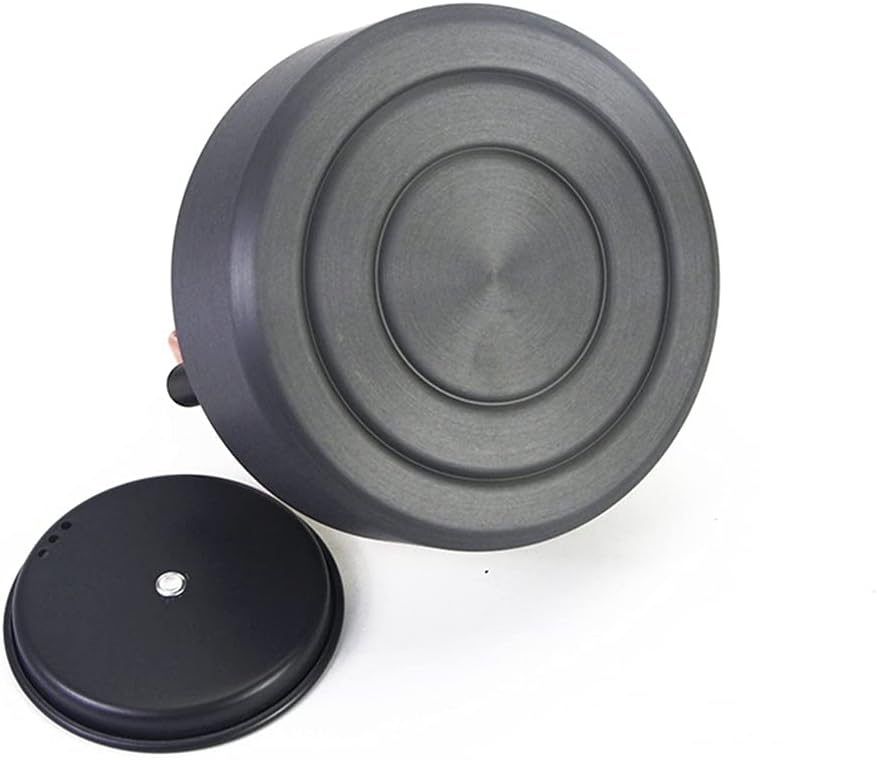 1.1L Camping Kettle Outdoor Coffee Pot Camping Tableware Travel Tableware Outdoor Picnic Set (Color : Gray, Size : 1.1L) (Gray 1.1L)