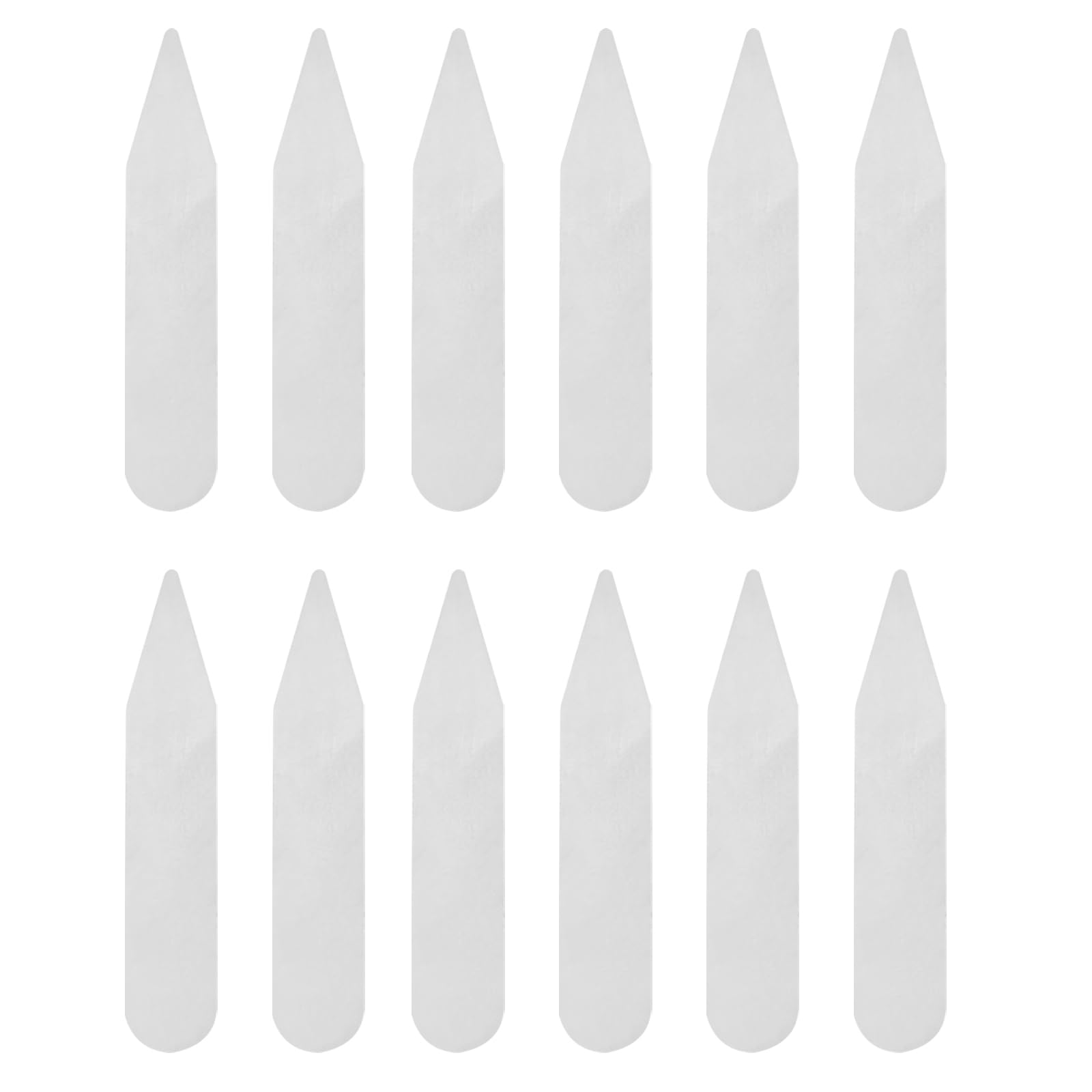 Zerodeko 300pcs Collar Collar Stiffener Collar Support Formal Wear Gadget Plastic Collar Corner Daily Toggery Supplies Shirt Accessory Shirts