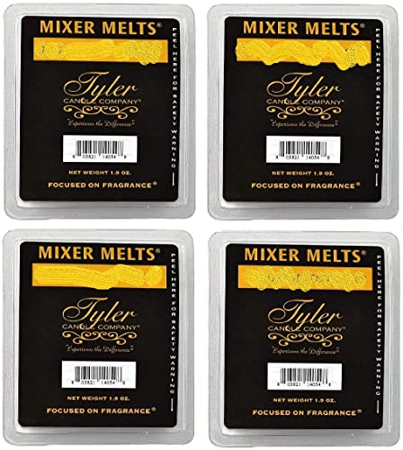 Tyler Candle Mixer Melts (Multi fragrances - Diva, High Maintenance, French Market, Kathina), 1.9 Oz
