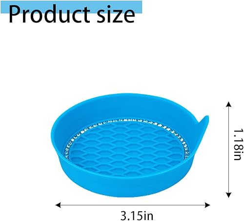 Miniatura 2 de AUCELI Portavasos con diamantes de imitación para automóvil, 4 unidades, antideslizantes, con diamantes de imitación, tapete de cristal duradero,