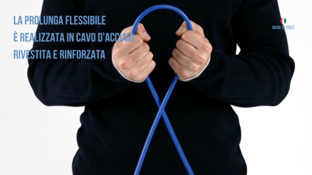 Kit Pulizia Stufa A Pellet - Prolunga Flessibile 9m Inox Con 3 Spazzole Nylon | Per Canne Fumarie 8-10cm - Foto 3