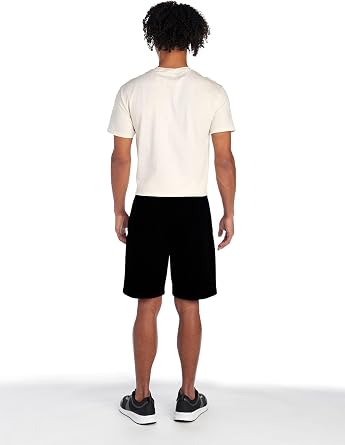 Jerzees Men's Men's NuBlend Fleece Sweat Shorts, 9 Inseam, Jersey Lined Pockets, Inside Drawcord, Cotton Blend