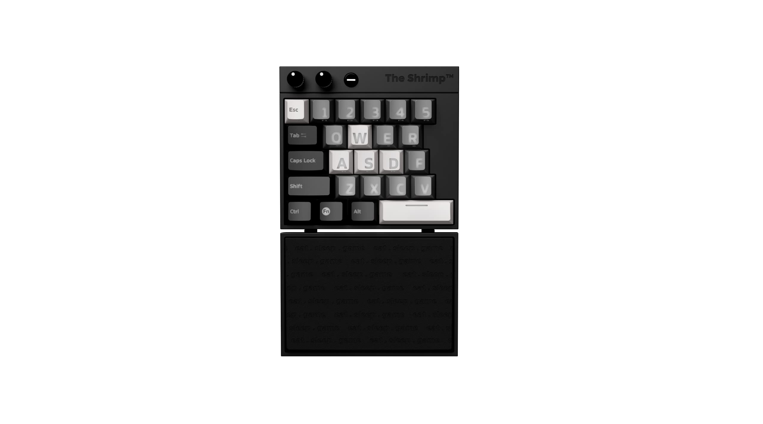 Nordic Game Supply THE SHRIMP MODEL 1 KEYBOARD - MONOCHROME