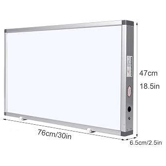 X線観察ランプ、ブラケット付きX線LEDライトボックス、アルミフレーム、アクリルパネル、医療および歯科用76x47cm/30x18.5in