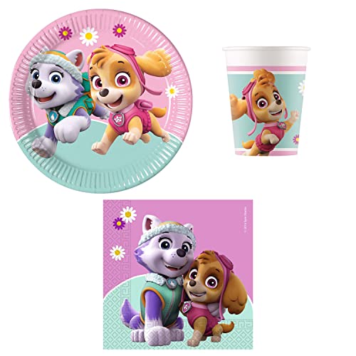 Procos-DY10273867 La Patrulla Party Set, Multicolor, 33 x 33 cm (DY10273867)