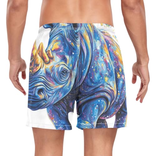 Pantalones cortos de playa azul para vacaciones de verano hombre 2