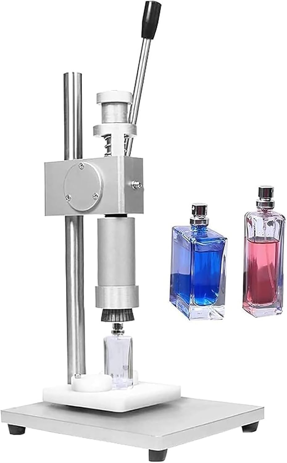 ASerZenith Adjustable Manual Perfume Capping Machine, Bottle Cap Crimper 13-20Mm, Crimping Tool For Perfume Bottles, Easy Height Adjustment,13Mm