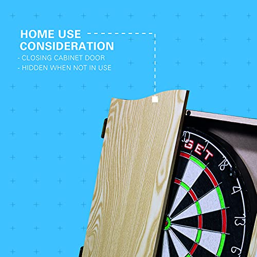 Target Darts Home Darts Cabinet Set - World Champions Dartboard With 2 Sets Of Darts #TOP5