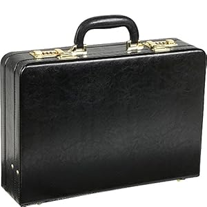 Expandable Executive Faux Leather Attache Case (#2893-89)