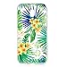 Produktbild HopMore Compatible with Samsung Galaxy J5 2017 Hülle Silikon Transparent Durchsichtig Hüllen Kawaii Muster Ultra Slim Dünn TPU Handyhülle One Piece Cover Case Samsung J5 2017 - Grünes Blatt
