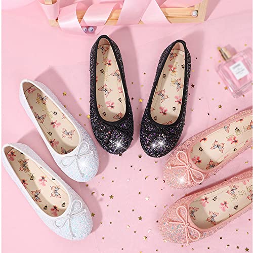 Baby Girls Princess Sparkly Shoes Mary Jane Dresses Shoes Children Dance Shoes Flat Shoes Girls Shoes Toddler Shoes4